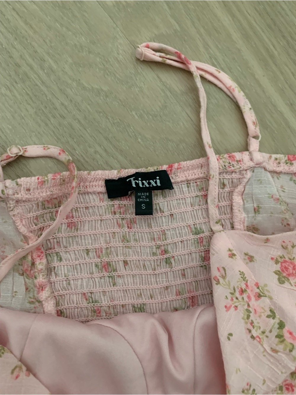 Trixxi Pink Floral Maxi Dress - Picture 3 of 5